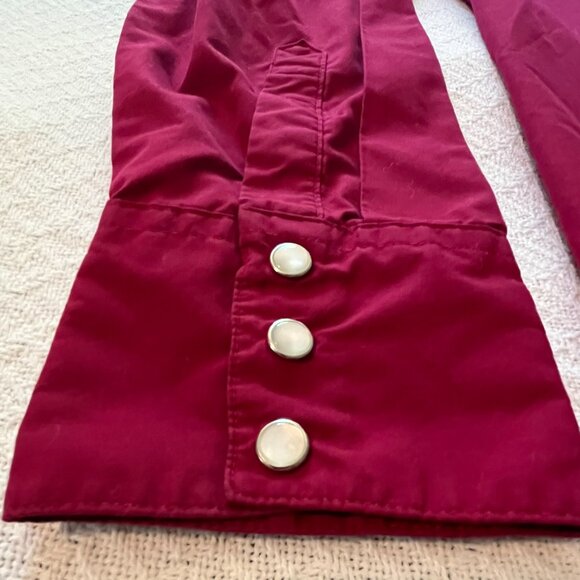 High Noon Large long sleeve pearl snaps western shirt cowboy boot hat red mens - Picture 4 of 5